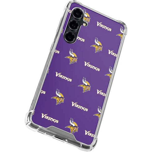 NFL Minnesota Vikings Blitz Series Galaxy S23 FE Clear Case
